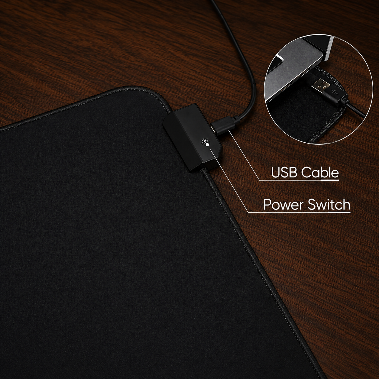 LED Desk Mat