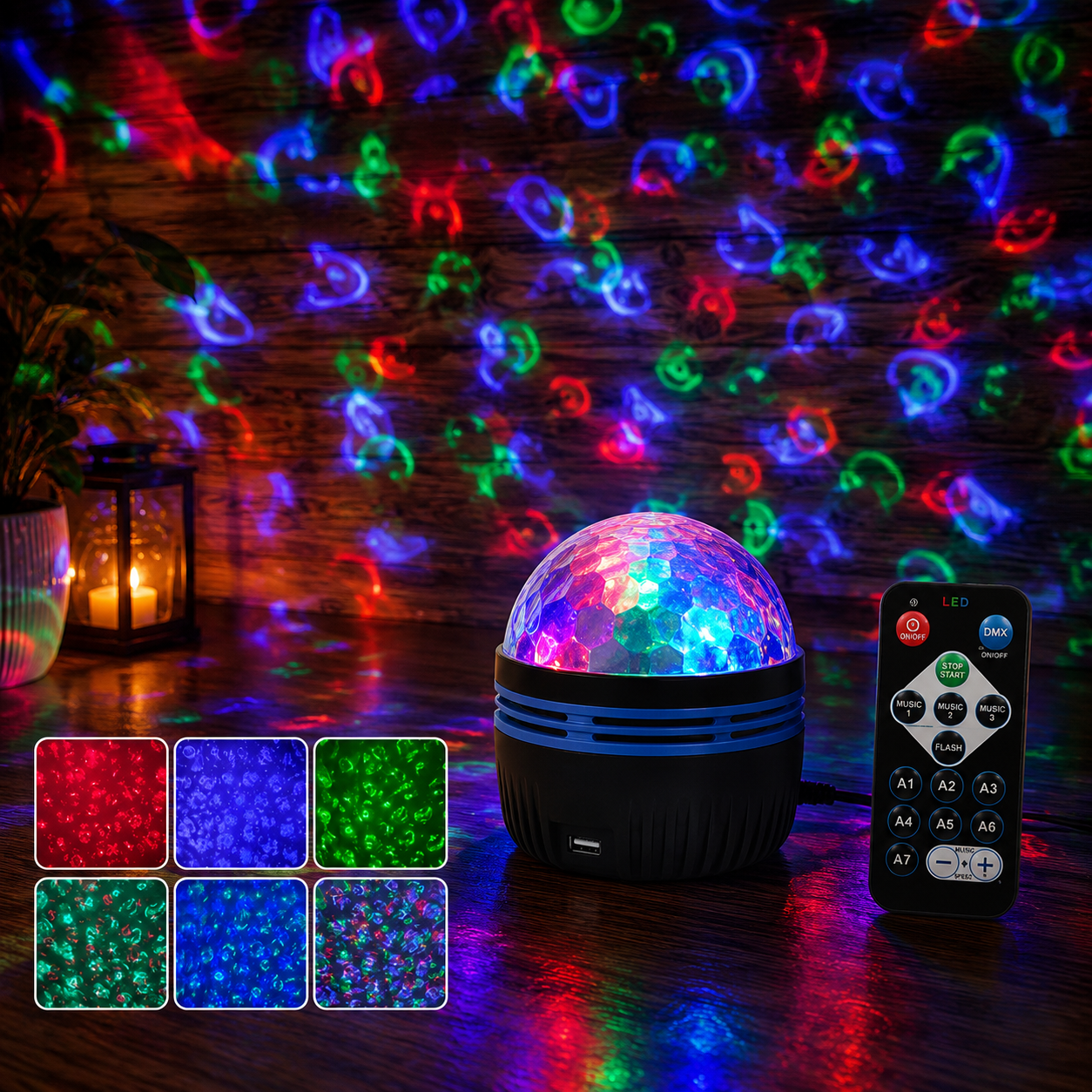 Star Moon Projector