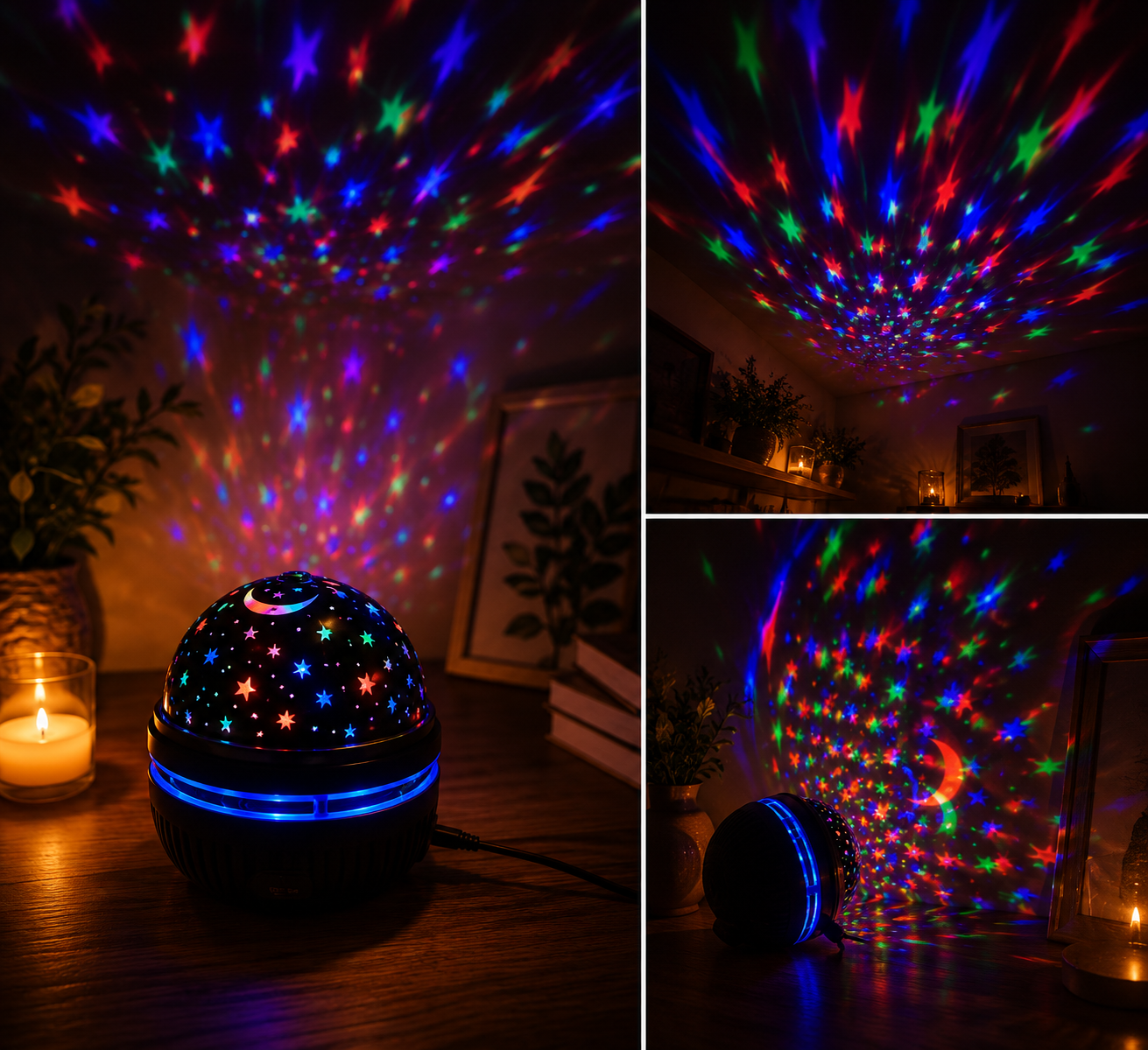 Star Moon Projector