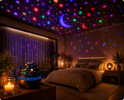 Star Moon Projector
