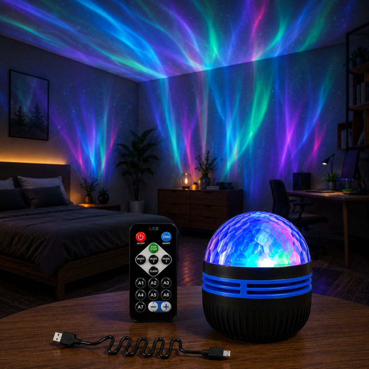 Star Moon Projector