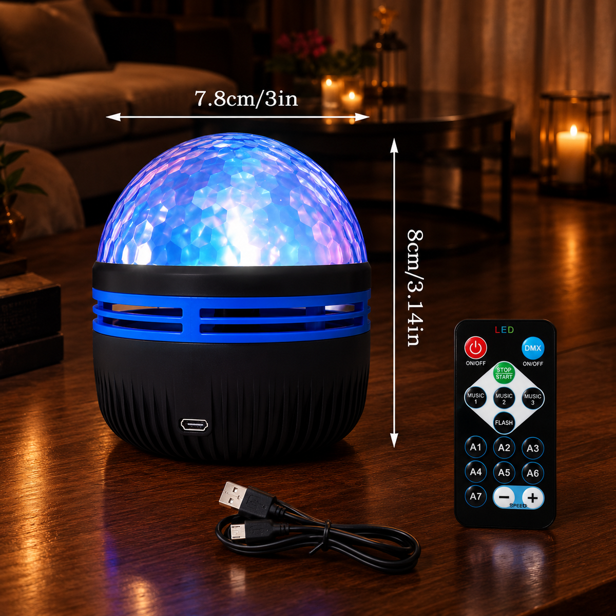 Star Moon Projector