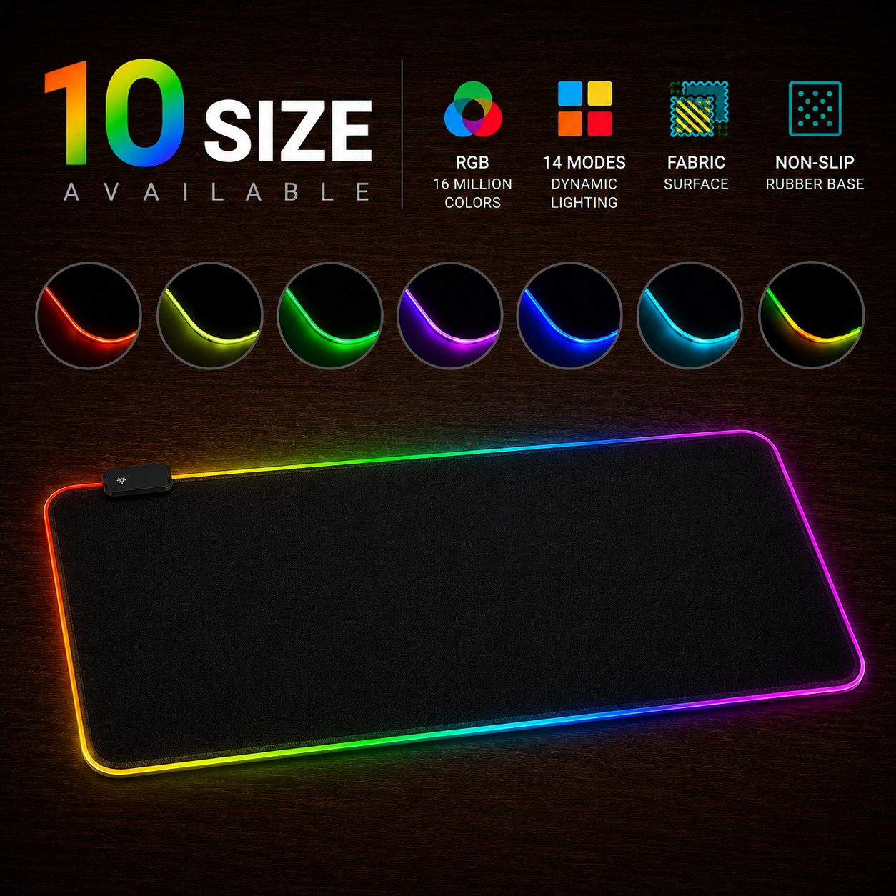 LED Desk Mat