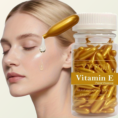 Application face front, Gold bottle and capsule.