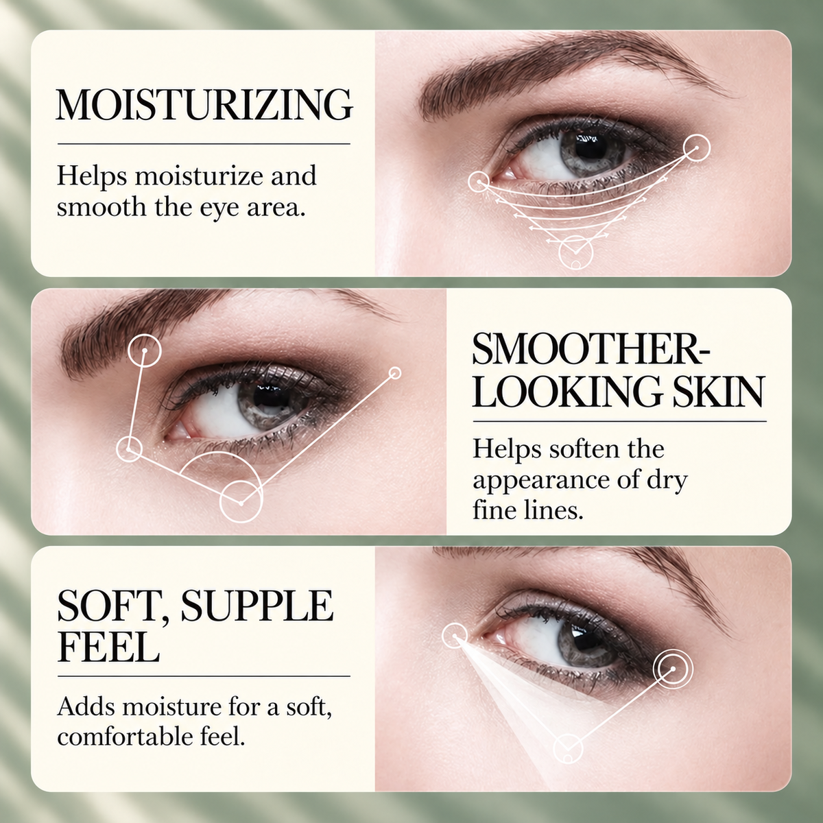 Eye-area moisturizing care
