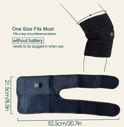 Complete supplier size guide in cream and sage: 52.5 by 21.5 cm unfolded, with no-battery and plugged-in use instructions