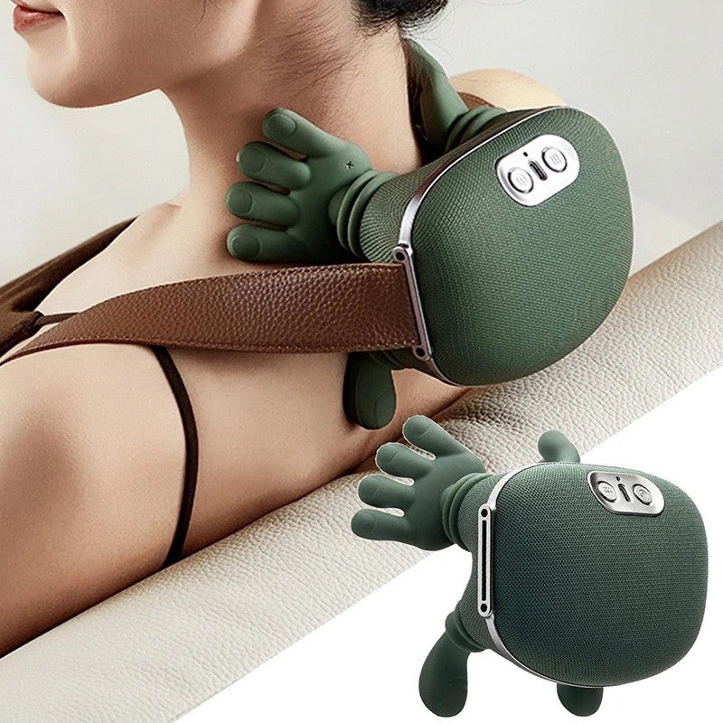 Supplied green neck and shoulder massager product image