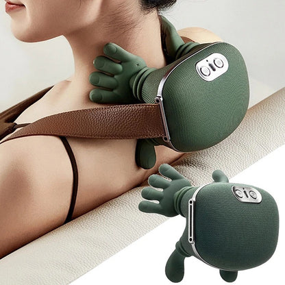 Supplied green neck and shoulder massager product image
